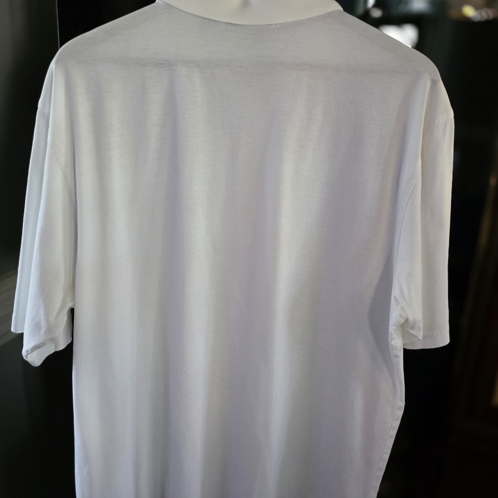 Mens Masters Golf Shirt Size Xl. White. Pima Cotton. - Picture 4 of 4